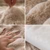 tianxinbaobei Faux Fur Sofa Cover, Rabbit Plush Couch Cover, Non-Slip Couch Covers Washable, Cosy Plush Sofa Slipcover, Furniture Protector for L Shaped(1pc/ Cream /36"x63") view 4