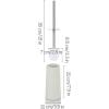 LBGMEIG Toilet Stainless Steel Toilet Brush Holder Bathroom Accessories Toilet Bowl Cleaner Brush Deep Cleaning Space Saving Cleaning Kit Cleaning, Khaki view 2