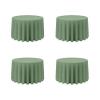 BRILLMAX 4 Pack Sage Green Round Tablecloths 108 Inch for 48 Tables - 150 GSM Polyester Fabric, Floor Length Drop, Water, Stain & Wrinkle Resistant Cloth Cover for Wedding Reception Banquet Dining view 1