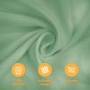 BRILLMAX 4 Pack Sage Green Round Tablecloths 108 Inch for 48 Tables - 150 GSM Polyester Fabric, Floor Length Drop, Water, Stain & Wrinkle Resistant Cloth Cover for Wedding Reception Banquet Dining view 2