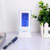COKYIS Multifunction Calendar Temperature Digital Alarm Clock with Blue Back Light Electronic Calendar Thermometer Led Clock with Time view 2