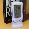 COKYIS Multifunction Calendar Temperature Digital Alarm Clock with Blue Back Light Electronic Calendar Thermometer Led Clock with Time view 4
