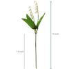 CHENSHUO Artificial Lily of The Valley Flowers, Artificial Fake Silk Flowers Plants, DIY Garden Craft Art Decor, Decorations Plastic Floral Table Centerpieces for Home Party Decorate, 8 Pieces view 2
