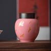 Tea Jars Tea Cans Household Double-layer Aluminum Lid Sealed Cans Pu'er Tea Storage Cans Ceramic Tea Warehouse Tea Storage Containers with Lids view 4