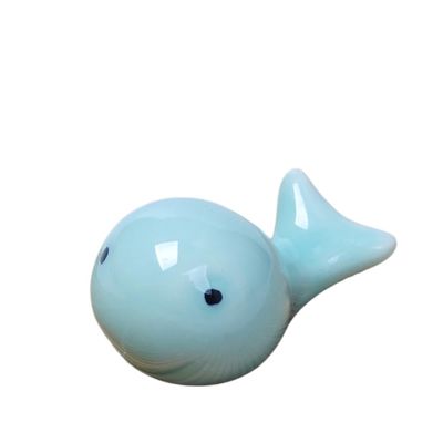 EDCWDTYYEC Chopstick Holder 6 Pieces of Ceramic Dolphin Chopstick Rest Cartoon Chopsticks Chopsticks Pillow Chopstick Rest Racks (Color : Green)