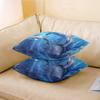 Feelyou Dolphin Throw Pillow Covers 22"x22" Set of 2 Cute Ocean Animal Decorative Pillowcase for Sofa Couch Sea Creatures Cushion Cover Underwater Animal Outdoor Pillows Covers Jumping Dolphins view 4