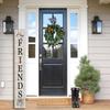 Easter Porch Sign Hey Friends Large Welcome Signs for front door 8X48Inch Vertical Leaner Farmhouse Outside Rustic Large Welcome Sign Home Decorations view 2