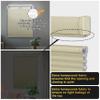 BERISSA Top Down Bottom Up Blackout Cellular Shades,Free-Stop Cordless Honeycomb Blinds for Windows,Window Blinds with Thermal Insulated UV Protection. Easy to Install. Beige. 16" W x 56" H view 3