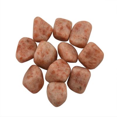 Blessfull Healing 1 lb Bulk Natural Sunstone Tumbled Stones Polished Crystals