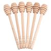 FLEXMAN 50Pcs Honey Dipper Sticks, Wooden Honey Mixing Stirrer, Honey Stirrer Stick for Honey, Syrup, Molasses or Viscous Liquid, Wedding Party Gift (Take Honey King Slotting 16CM) view 2