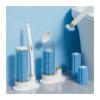 Disposable Toilet Brush Wall-Mounted Cleaning Tool for Bathroom Replacement Brush Head Toilet Cleaning Brush Set Household Brush (Color : Gray Set 1) view 1