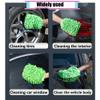 HomeLoft Basics 1/2/6Pcs Microfiber Car Wash Gloves Chenille Car Mitt Cleaning Tool Car Detailing Thick Car Care Detailing Brushes Washer Sponge Mix 2Pcs view 3