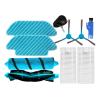 JINGDING Roller Brush, Side Brush, Filter, Mop Cloth, Front Wheel, Compatible for Cecotec Conga 4090 4490 4690 5090 5490 6090, Robot Vacuum Cleaner Spare Parts, Set a view 1