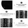 Heayzoki Umbrella Stand, Umbrella Holder for Entryway, Round Proof Hollow Metal Umbrella Holder Bin for Home Entryway (Black) view 2