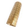 Heayzoki Umbrella Stand, Umbrella Holder for Entryway, Round Proof Hollow Metal Umbrella Holder Bin for Home Entryway (Gold) view 3