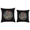Basketball Quotes Word Cloud Funny Hoops Baller Basketball Throw Pillow view 3