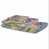 3 Piece Bath Towel Set, Modern Marble Towels Set for Bathroom Soft Bath Shower Towels Absorbent Bathroom Towels Set ( 1 Bath Towel, 1 Hand Towel, 1 Washcloth ) Abstract Geometric Art Multi-Color view 2