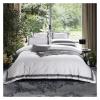 GLAMDIA Bed, Premium 100% Cotton Hotel White Bedding Set Luxury Queen King US Size Duvet Cover Bed Sheet Fitted Sheet Pillowcases, MM-102 view 3
