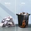 Laundry Hamper Large Laundry Basket Round Laundry Hampers with Handles Musical Instrument Guitar Dirty Clothes Hamper Storage Basket for Family Bedroom Decoration view 4