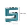 HomeLoft Basics 1pc Wall Mounted Umbrella Stand Plastic Umbrella Holders Storage Shelving Racks for Storage Shelves Wall Mount Umbrella Holder Entryway Umbrella Wall-Mounted Organizer view 2
