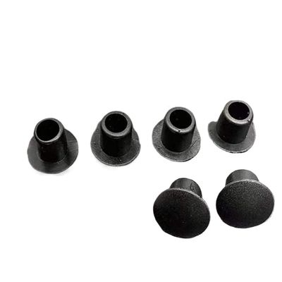 Cosyhat XLJP 5/10/20Pcs PVC Soft Rubber Hole Plug 9mm /10mm/11mm White/Black Dust Waterproof Cap Round Pipe Sealing Plugs Hardware Screw Covers (Color : Black, Size : 9mm(5pcs))