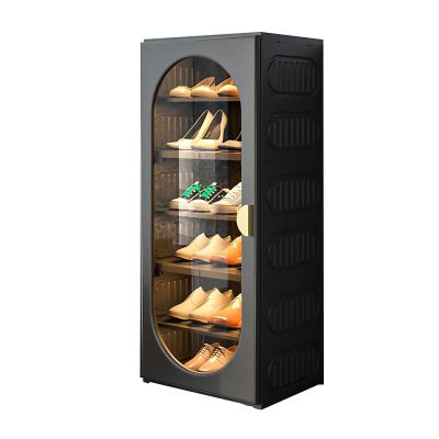KRAJONO Shoe Cabinets Shoe Cabinet, Integrated with seat and Stool, Adjustable Small Stool, Shoe Rack, and Shoe Stool for Wearing Shoes (Color : One Color, Size : 60cm*33cm*89cm)