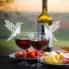 HomeLoft Basics Wedding Name Cards, 50pcs Little bird Shape Wedding Hollow Name Place Cards Guest Cards for Wine Glass Table Name Place Cards for Grand Party (White, Red,) (White), Genericvr9504ebny-01 view 1