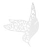 HomeLoft Basics Wedding Name Cards, 50pcs Little bird Shape Wedding Hollow Name Place Cards Guest Cards for Wine Glass Table Name Place Cards for Grand Party (White, Red,) (White), Genericvr9504ebny-01 view 3
