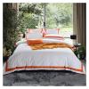 ADovz Premium 100% Cotton Hotel White Bedding Set Luxury Queen King US Size Duvet Cover Bed Sheet Fitted Sheet Pillowcases,Bed Sheets view 3