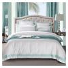 ADovz Premium 100% Cotton Hotel White Bedding Set Luxury Queen King US Size Duvet Cover Bed Sheet Fitted Sheet Pillowcases,Bed Sheets view 4