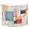 SEVENBABU Abstract Tapestry Abstract Oil Painting Sun Simple Geometic Wall Hanging Aesthetic Tapestries Hippie Wall Decor Home Decoration for Bedroom Living Room Dorm 85 x 90 inches view 1
