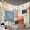 SEVENBABU Abstract Tapestry Abstract Oil Painting Sun Simple Geometic Wall Hanging Aesthetic Tapestries Hippie Wall Decor Home Decoration for Bedroom Living Room Dorm 85 x 90 inches view 2