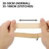 HOLIDYOYO 4pcs Adjustable Bed Sheet Fasteners Clips Elastic Straps for Fitted and Flat Prevent Wrinkles Design for Mattress and Easy to Install view 4