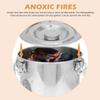 iplusmile Stainless Steel Airtight Canisters Container: 152 fl oz Airtight Clamp Lid Kitchen Food Storage Bucket for Rice Flour Grain Coffee Bean Flour Oil Sugar Milk view 3