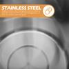 iplusmile Stainless Steel Airtight Canisters Container: 152 fl oz Airtight Clamp Lid Kitchen Food Storage Bucket for Rice Flour Grain Coffee Bean Flour Oil Sugar Milk view 4