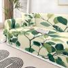 YQJcSai Green Leaves Couch Cover for 3 Cushion Sofa Covers for Pet Dogs Cats Washable view 4