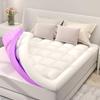 BDEUS Dual Layer 5 Inch Memory Foam Mattress Topper Full Size, 2 Inch Gel Memory Foam Plus 3 Inch 1450 GSM Down Alternative Quilted Pillow Top Mattress Pad Cover,White view 1
