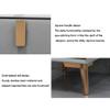HASMI Night Stand Modern Bedside Table Simple Nordic Style Mini Bedroom Bedside Table Slate Full Wood Storage Cabinet for Living Room Sofa Bedside Tables (Color : B) view 4