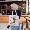 G2TUP Foxes Canvas Tote Bag Animal Movie Fans Gift Oo De Lally What A Day Shoulder Bag Foxes Merch (Oo De Lally TG) view 2