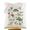 G2TUP Medieval Dragon Canvas Tote Bag - Dragon Lover Gift Shoulder Bag Merchandise (TG) view 1