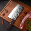toothgeneric Meat Cleaver,Cleaver Knife 7.6 Inch Forged Butcher Cleaver Utility Kitchen Chef's Knife High Hardness Sharp Stainless Steel Meat Vegetables Fruit Slicing Knife, LAMAJIGA5844 view 4