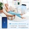 KOTEK Portable Air Conditioners with Heat, up to 800 Sq.Ft, 15000 BTU 4-in-1 AC Unit for Bedroom with Auto Swing, APP Remote Control & Window Kit, Room Air Conditioner Portable for Home Office view 4