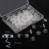 60 Pcs Upholstery Tacks Bed Skirt Headliner Furniture Pins Upholstery Screw view 3