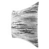 ROMANDECO Jacquard Chenille Striped Decorative Throw Pillow Covers for Couch Set of 2, 24x24 Inches, Grey view 2