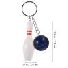 NUOBESTY 6pcs Bowling Pin and Keychain Fun Bowling Party Favors for Boy Girl Lightweight and Portable for All Ages view 2