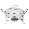 GFHVDC chafers and buffet warmers sets Food Container Warmer, Stainless Steel Round Buffet Chafer with Lid, Round Chafing Dish Buffet Set Stainless Steel for Catering, Parties, Hotels and Weddings,S view 1