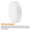 MECCANIXITY Round Foam Cake Dummy 8 Inch x 2 Inch Circle Dummy Cake Set for Wedding Cakes, Birthday Cakes, Crafts, and Window Displays 2 Pack view 3