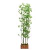 Patio Artificial Fake Bamboo Plant Privacy Fence, Indoor Outdoor Room Dividers Faux Bamboo Greenery Wall, 3 4 5 6 6.5 Feet High Landscaping Plastic Planters Privacy Wall Divider Fencing ( Color : 1m T view 2