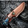 toothgeneric Meat Cleaver,Cleaver Knife Handmade Kitchen Boning Knife Meat Cleaver Vegetable Fruit Cutting Utility Knife Stainless Steel Kitchen Knives Wooden Handle (Color : Boning Knife 3pcs) view 3