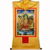 thangka, Tibetan thangka,thangka Painting,Buddhist Tapestry,Maitreya(Ajita,Future Buddha of This World), Tibetan Thangka Painting Art,Buddhist Thangka Brocade,Buddha Tapestry with Scroll (Color : YEL view 1